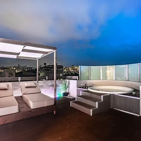 דירה Elegant Loft With Jacuzzi Gazi